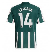 Pánský Fotbalový dres Manchester United Christian Eriksen #14 2023-24 Venkovní Krátký Rukáv
